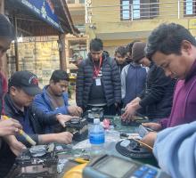 D-TECH successfully organized a Free Service Camp on the first & Second day in Sauraha, Chitwan.